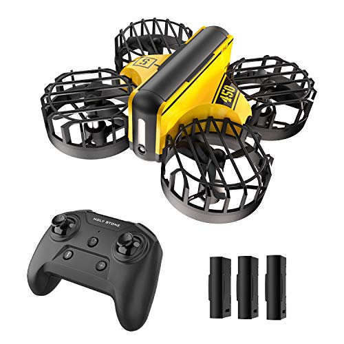 Holy Stone HS450 Mini Drone, Remote Control Nano Quadcopter for Kids, with 3 Batteries, Throw to Go, Flips, Circle Flying, Altitude Hold, Christmas Gifts and Toys
