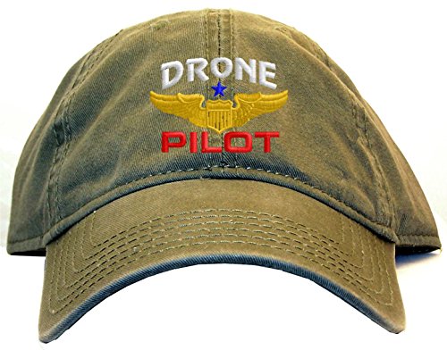 Spiffy Custom Gifts Drone Pilot with Wings Low Profile Baseball Cap
