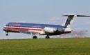 American Airlines McDonnell Douglas MD 82 touchdown