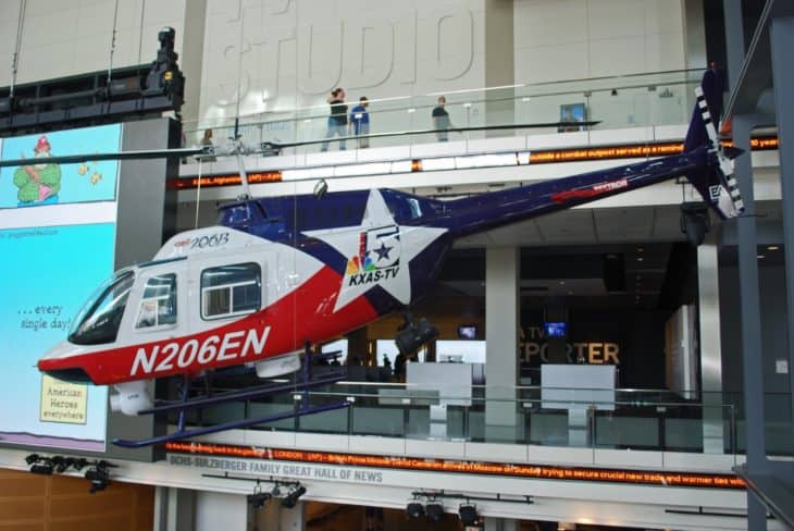Bell 208B Jet Ranger on display in Washington DCs Newseum