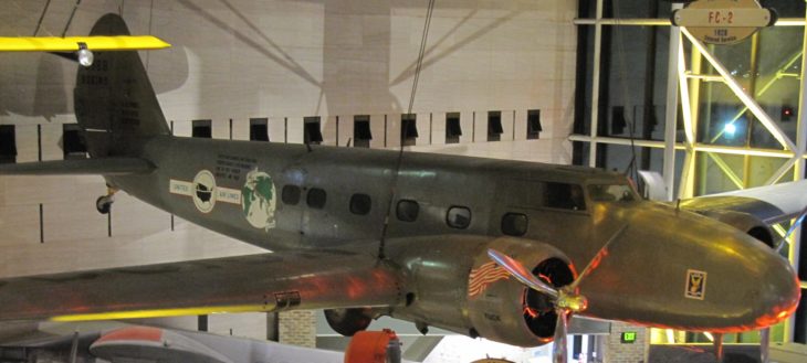 Boeing 247D in Smithsonian National Air and Space Museum