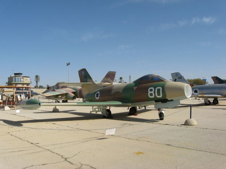 Dassault Ouragan in the Israeli Air Force Museum