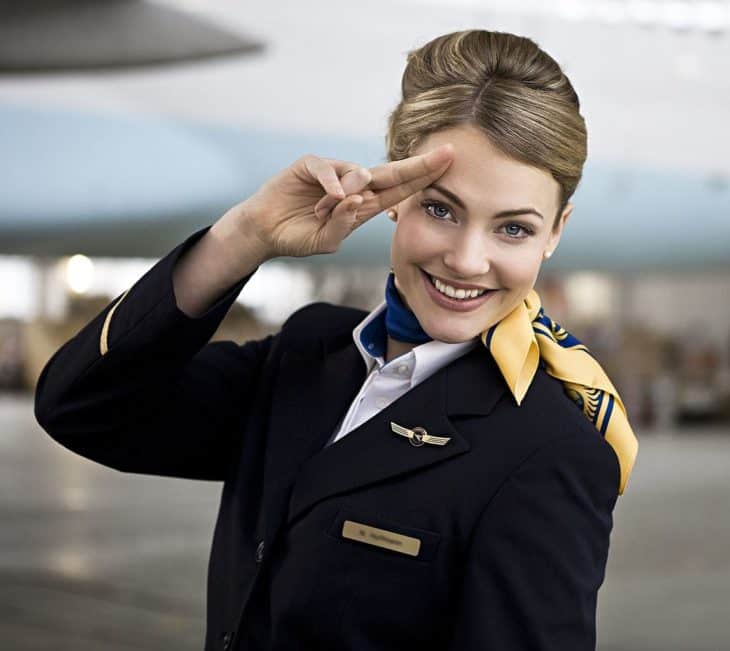 Female Flight Attendant