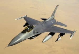 Lockheed Martin F16 Fighting Falcon over Iraq in 2008