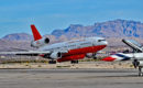 McDonnell Douglas DC 10 30 Air Tanker takeoff in Las Vegas during Aviation Nation 2016 Air Show