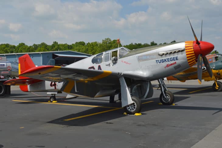 North American P 51C Mustang at Culpeper airport Virginia