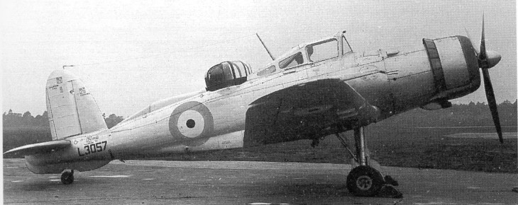 Prototype Blackburn Roc in 1939