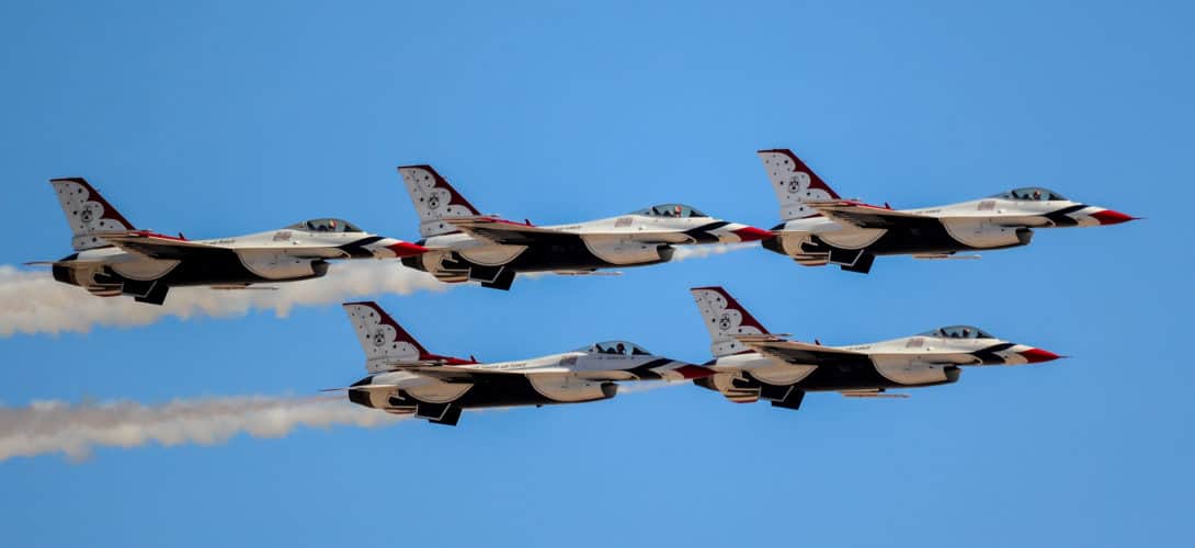 Thunderbirds at Nellis AFB Las Vegas