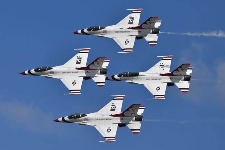 USAF Thunderbirds at the 2019 Wings over Houston